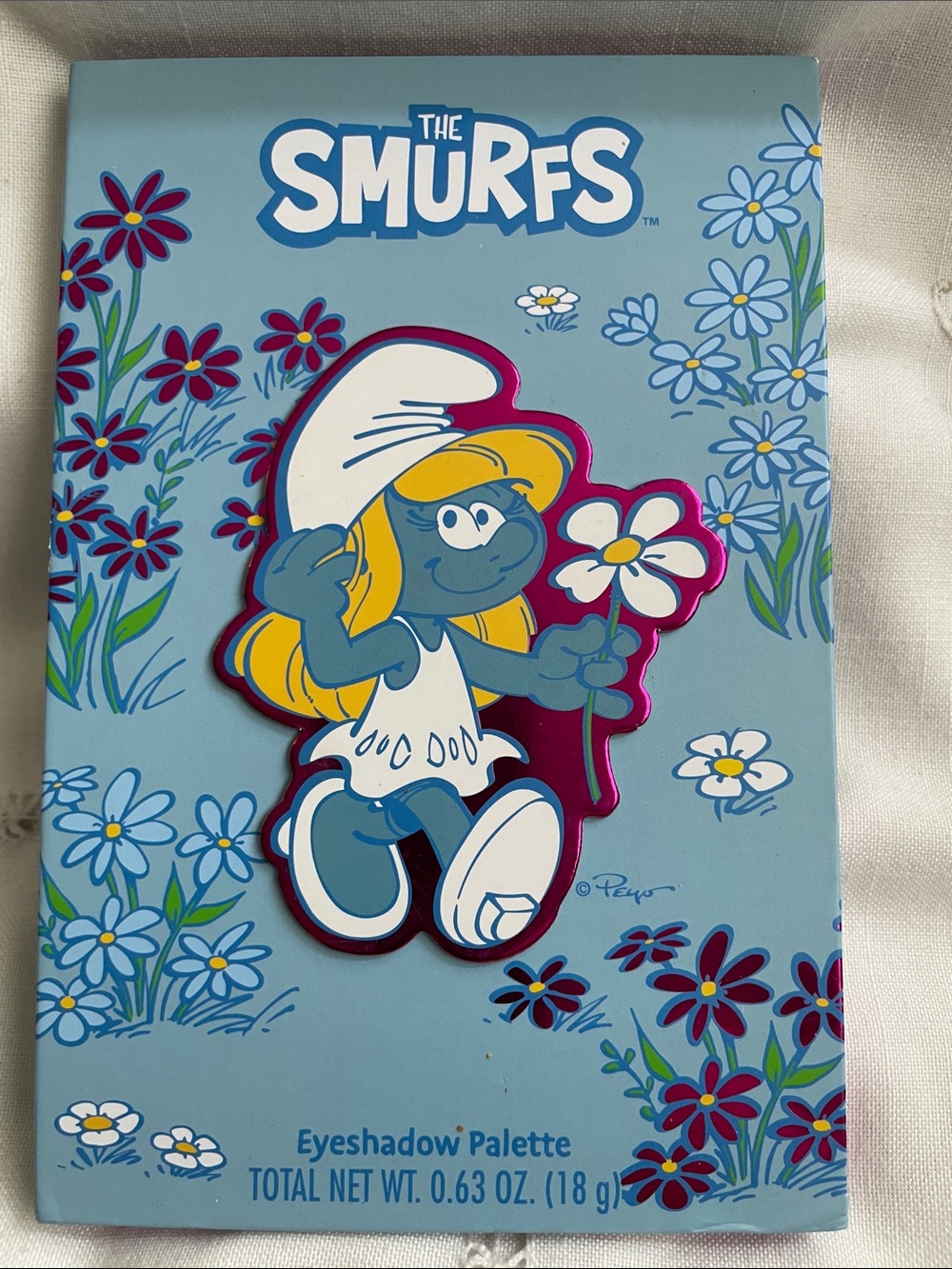 The Smurfs Smurfette Eyeshadow Palette 12 Shades NEW